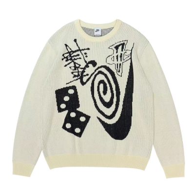 Best Selling Nike Sweater Beige Wool Logo Luxury