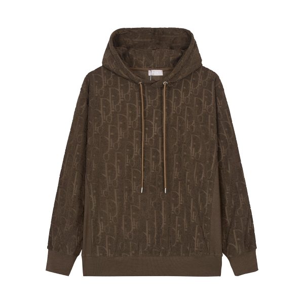 Best Selling Dior Sweatshirts Black Cotton Jacquard Luxury