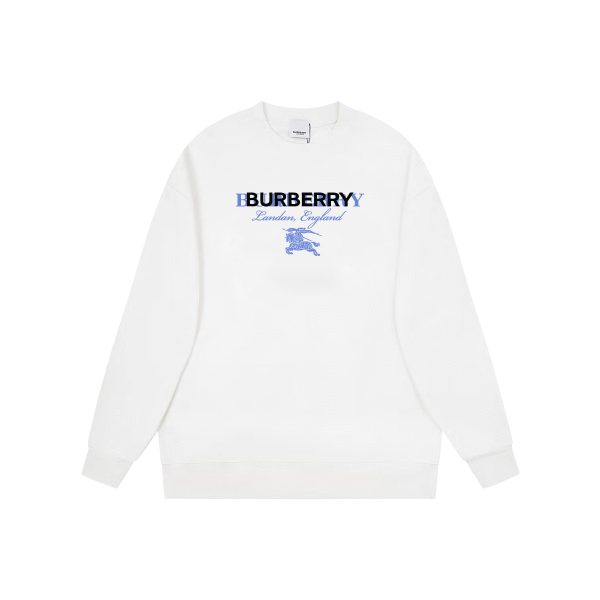 Premium Quality Burberry Sweatshirts Black Washed Luxury