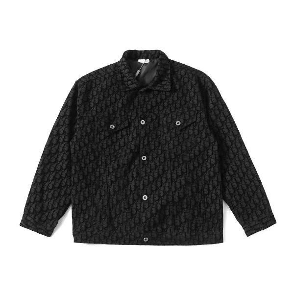 Premium Dior Coat Denim Jacquard Style