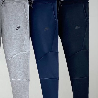 High Quality Nike Pants Black Cotton Logo Style