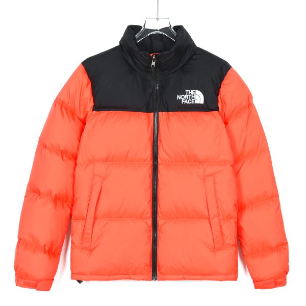 Premium Quality The North Face Down Jacket Orange Nylon Classic Luxury
