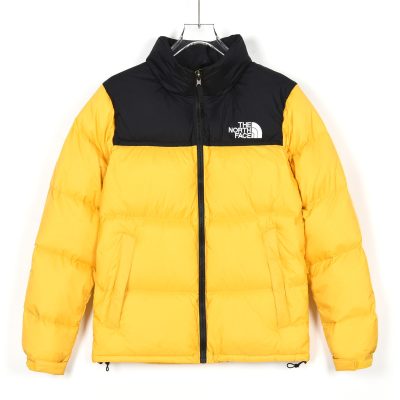 Best Selling The North Face Down Jacket Yellow Nylon Classic Luxury