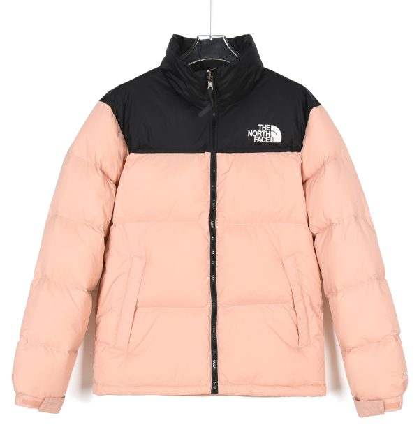 Premium The North Face Down Jacket Pink Nylon Classic Luxury