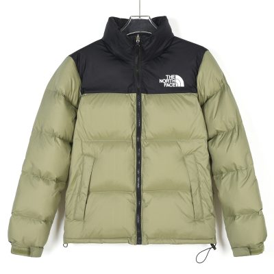 Luxury The North Face Down Jacket Green Nylon Classic Luxury