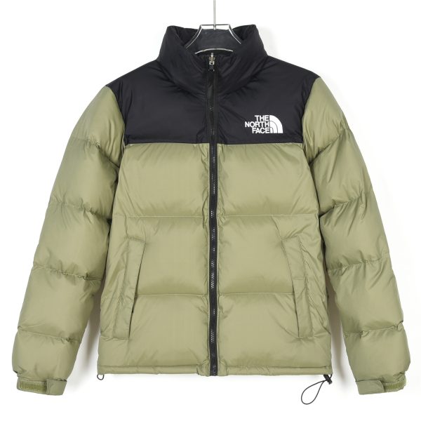 Luxury The North Face Down Jacket Green Nylon Classic Luxury