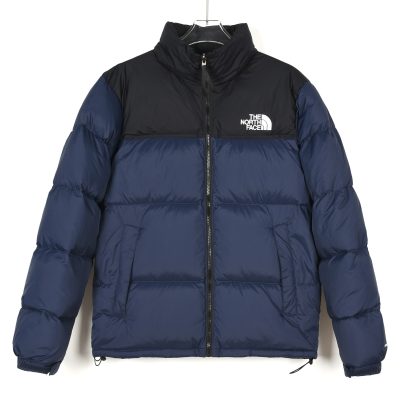 High Quality The North Face Down Jacket Navy Nylon Classic Luxury