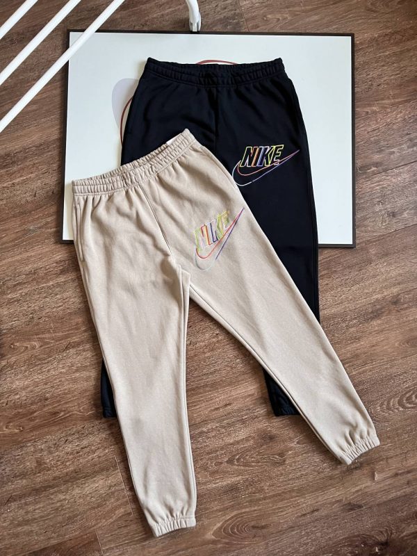 Premium Quality Nike Pants Black Cotton Embroidered Collection