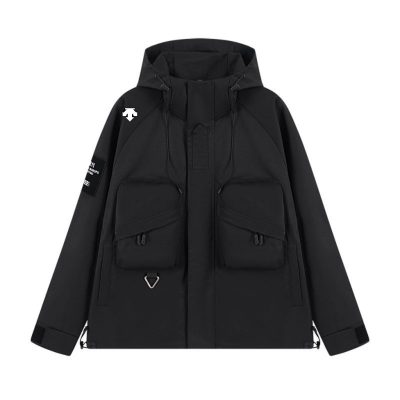 High Quality Descente Coats Black Classic Style