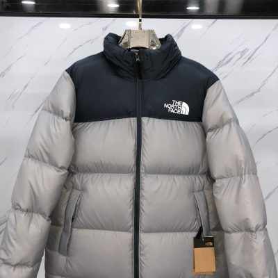 Luxury The North Face Down Jacket Pink Nylon Embroidery Luxury