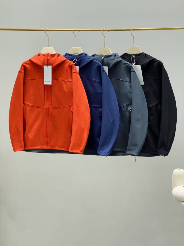Premium Lululemon Jackets Black Breathable Collection