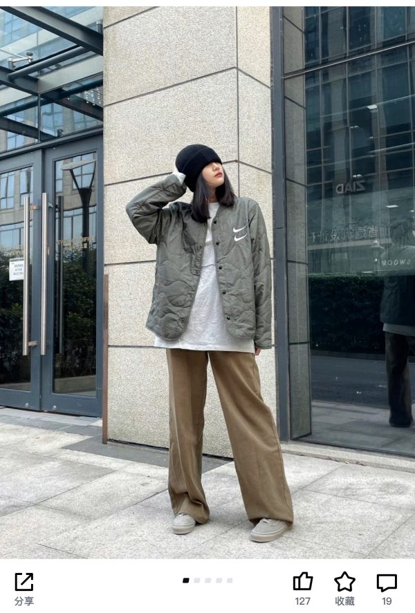 Best Selling Nike Coats Black Cotton Casual Collection