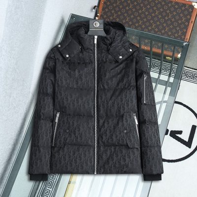 Luxury Dior Down Jackets Nylon Monogram Collection