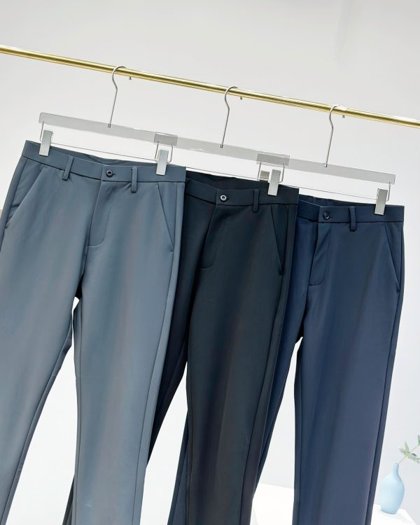 Premium Burberry Trousers Black Silk Casual Style