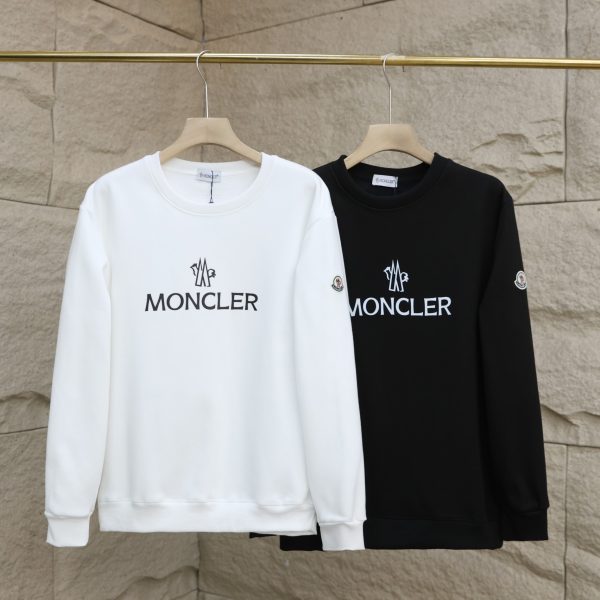 Best Selling Moncler Sweatshirts White Fleece Collection