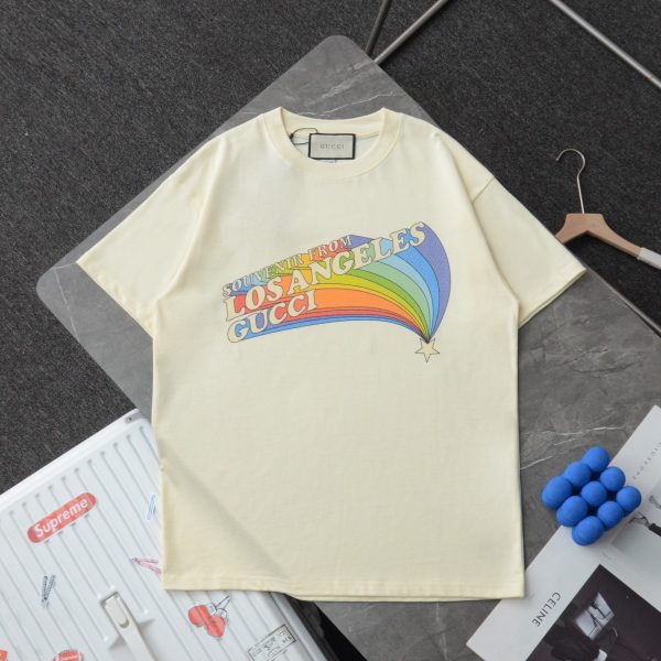 Premium Gucci Short Sleeves Cotton Print Luxury
