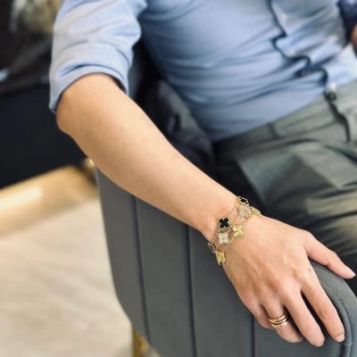 High Quality Van Cleef & Arpels Bracelet Gold Style