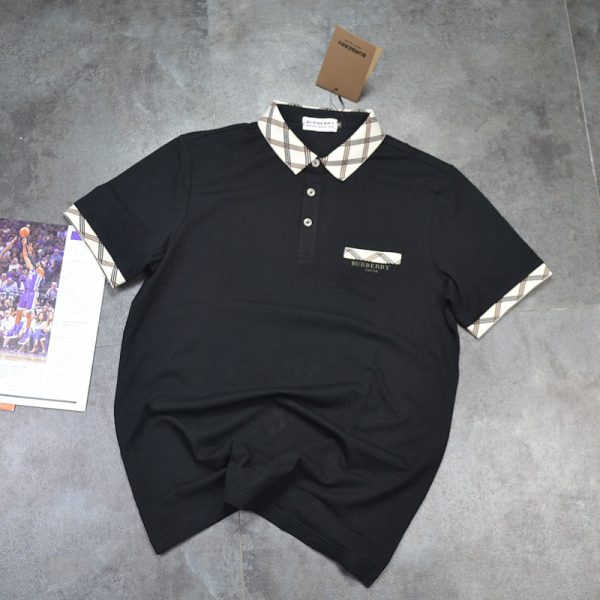 Premium Burberry T-Shirts Black Casual Luxury