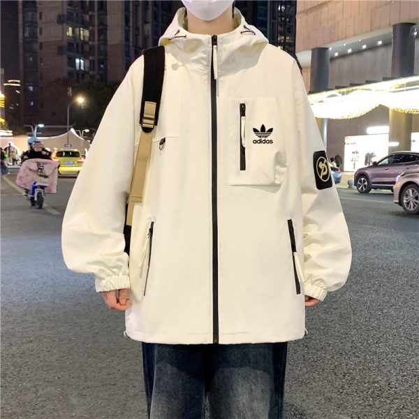 Best Selling Adidas Coats Black Patchwork Collection