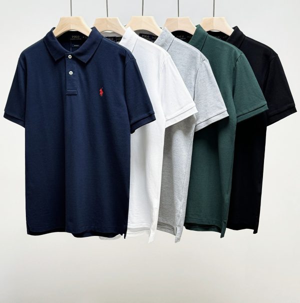 Best Selling Ralph Lauren Short-Sleeved Black Cotton Classic Luxury