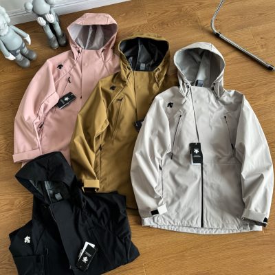 Luxury Descente Coats Pink Classic Luxury