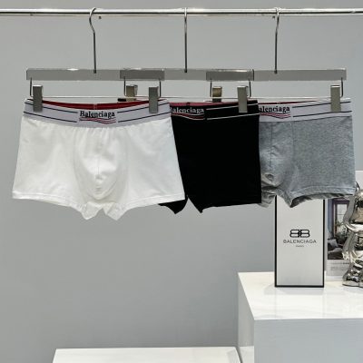 High Quality Balenciaga Underwear Black Cotton Luxury