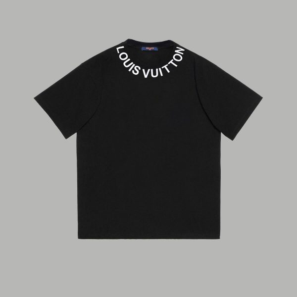 Premium Louis Vuitton Short Sleeves Cotton Print Luxury
