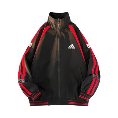 Best Selling Adidas Coats Black Patchwork Luxury
