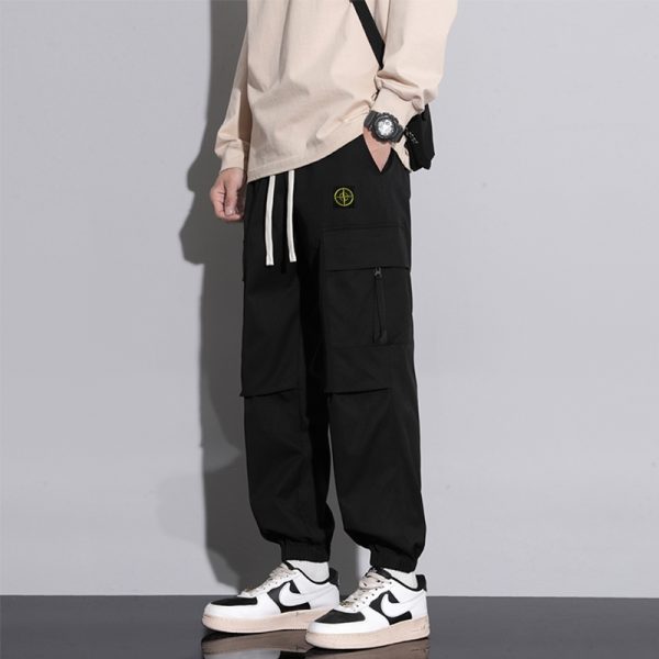 Premium Quality Stone Island Overalls Black Chic Luxury