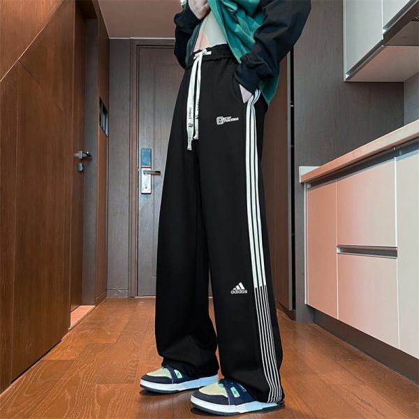 Premium Quality Adidas Shorts Black Striped Collection
