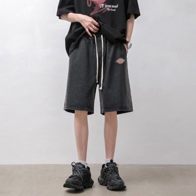 Luxury Dickies Shorts Black Denim Washed Collection
