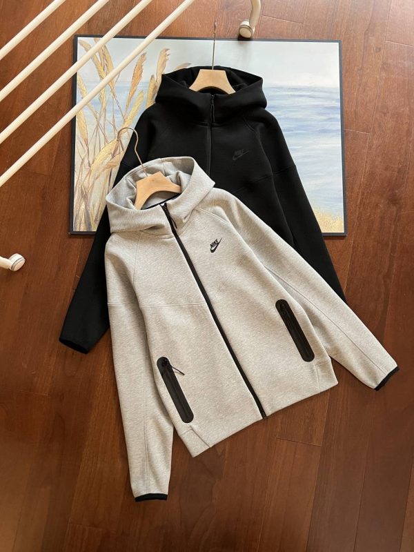 Premium Nike Coats Black Fleece Casual Style