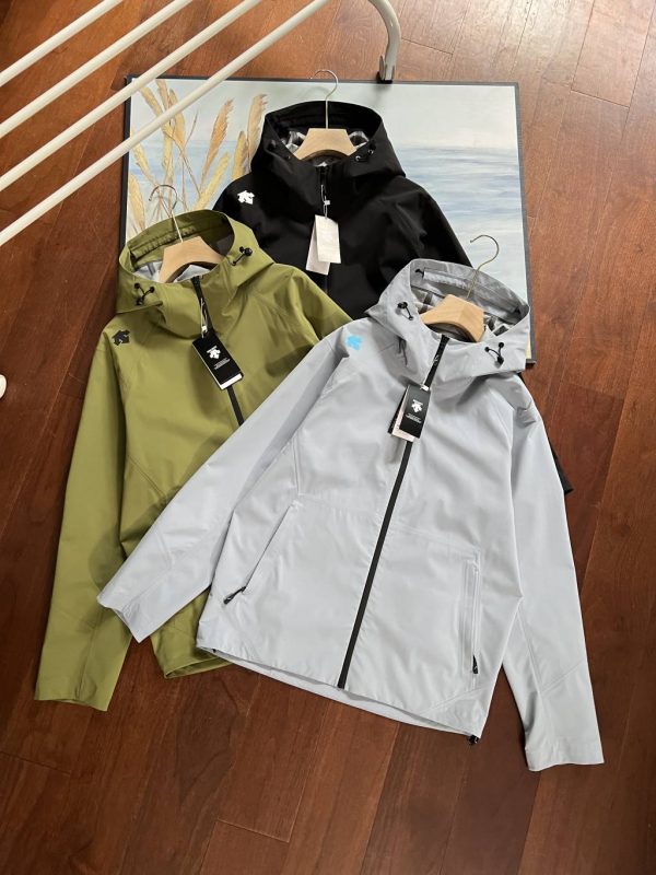 Luxury Descente Coats Black Casual Luxury