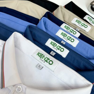 Premium Quality Kenzo Shirts Gold Striped Luxury