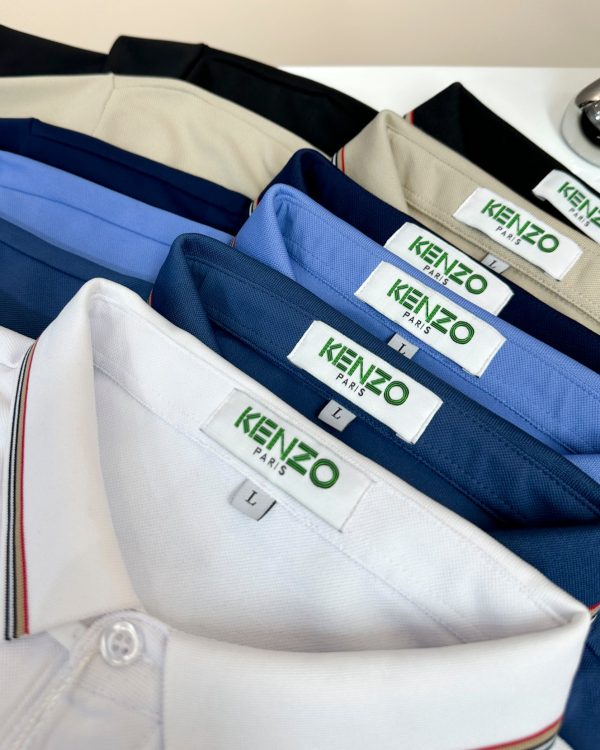 Premium Quality Kenzo Shirts Gold Striped Luxury