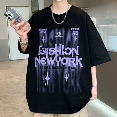 High Quality Converse Short Sleeves Black Cotton Classic Luxury