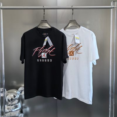 Premium Quality Jordan T-Shirt Black Cotton Retro Collection