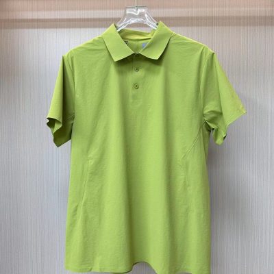 Luxury Descente Short-Sleeved Shirts Black Silk Casual Luxury