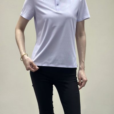 High Quality Descente Short-Sleeved White Breathable Luxury