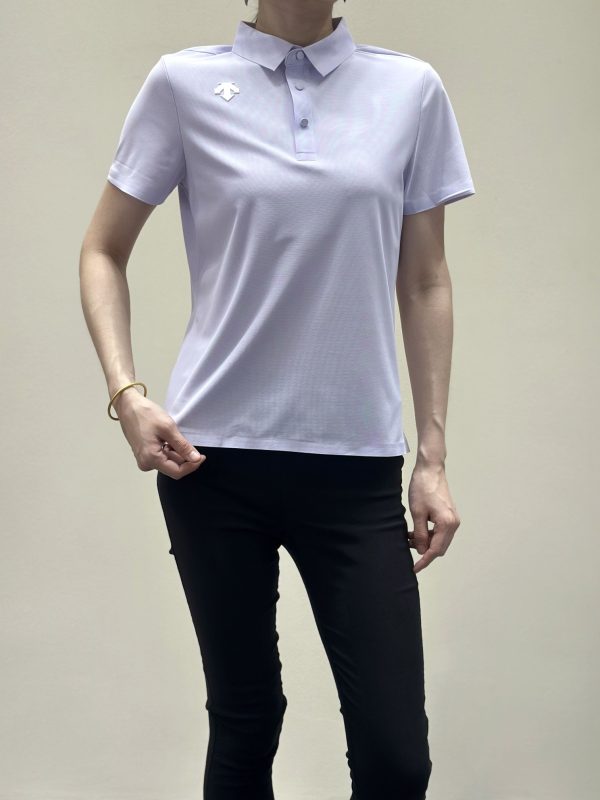 High Quality Descente Short-Sleeved White Breathable Luxury