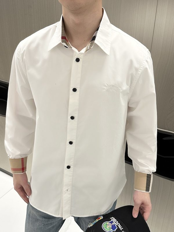 High Quality Burberry Long Sleeves Black Logo Luxury