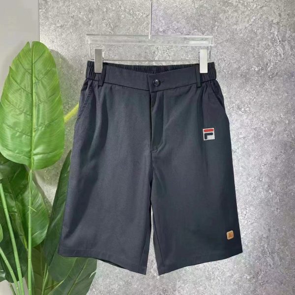 Best Selling Fila Shorts Black Casual Style