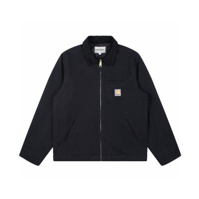 High Quality Carhartt Coats Black Washed Style