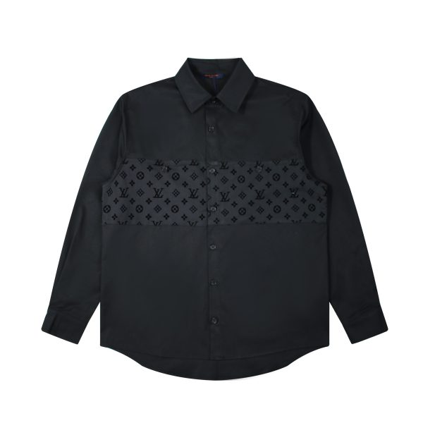 Best Selling Louis Vuitton Shirt Black Print Style