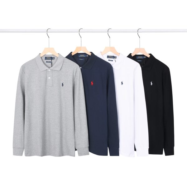 High Quality Ralph Lauren Long Sleeve Black Cotton Style