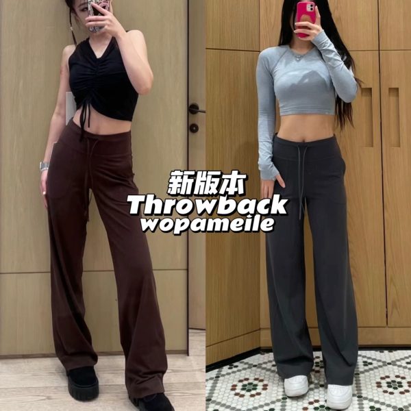 High Quality Lululemon Pants Black Spandex Casual Luxury
