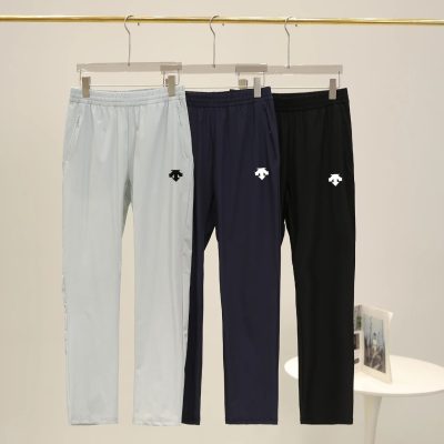 Premium Quality Descente Casual Pants Black Breathable Style