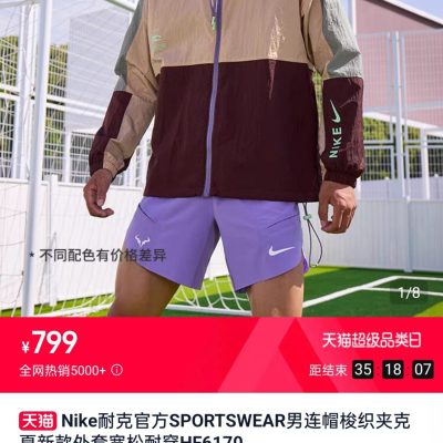 Premium Quality Nike Coats Black Casual Style