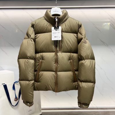 Premium Moncler Down Jacket Leather Collection