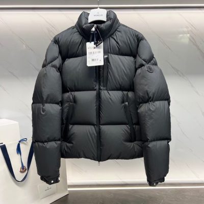 Luxury Moncler Down Jacket Leather Collection